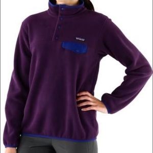 Purple Patagonia fleece
